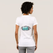 311物惜しみしないトパーズのティー|の黒 Tシャツ (裏面フル)