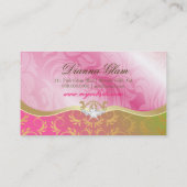 311物惜しみしないピンクの大皿|の金神の棒つきキャンデー 名刺 (裏面)