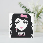 311甘いハート甘いピンクのギフト券 (スタンド正面)