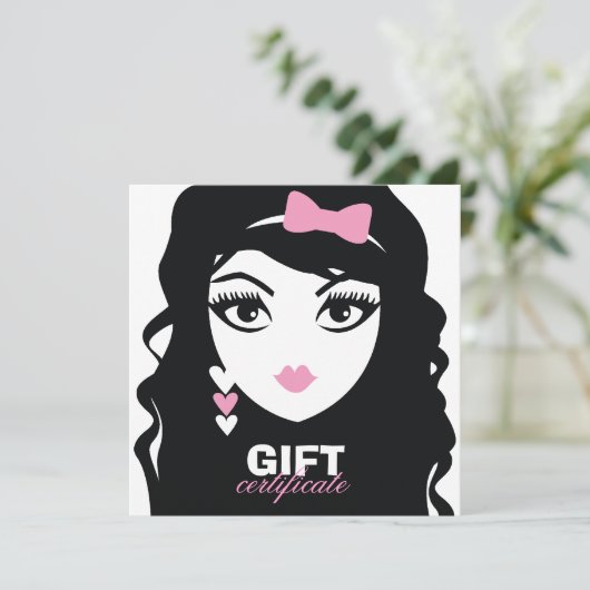 311甘いハート甘いピンクのギフト券 (スタンド正面)