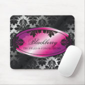 311甘いブラックベリーのトラッフルのダマスク織 マウスパッド (マウス)