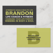 311生命コーチのトレーナー等 名刺 (正面/裏面)