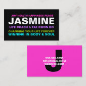 311生命コーチのトレーナー等 名刺 (正面/裏面)