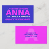 311生命コーチのトレーナー等 名刺 (正面/裏面)