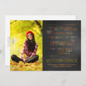 311目は卒業の発表を見ませんでした 案内状 (正面/裏面)