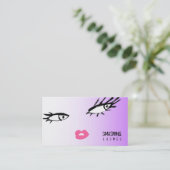 311破壊的な鞭のダマスク織の紫色の貫入 名刺 (スタンド正面)