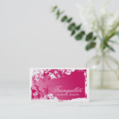 311穏やかな庭ピンクは衰退します 名刺 (スタンド正面)