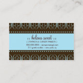 311空色の渦巻形のな菓子 名刺 (裏面)