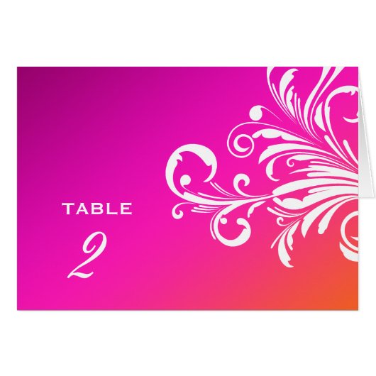 311粋な渦巻のテーブルは野生の日没に番号を付けます (正面横)