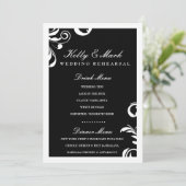 311粋な渦巻の夕食/飲み物メニュー黒 メニュー (スタンド正面)