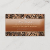 311粋なSnakeskin 名刺 (裏面)