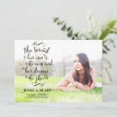 311缶の夢の卒業に彼女のCan'tsを回しました 案内状 (スタンド正面)