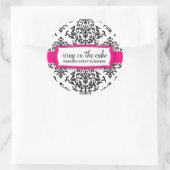 311蛇足-いちご ラウンドシール (バッグ)