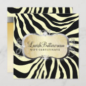311豪華バタークリームゼブラギフト券 (正面/裏面)