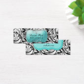 311贅沢なトパーズつるラベル名刺 (デスク)