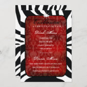 311赤い夕食/飲み物メニューを魅了しました メニュー (正面/裏面)