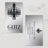 311輝きのブティック-お祝いの金ゴールド 名刺 (正面/裏面)