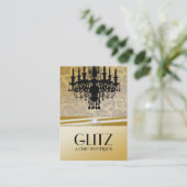 311輝きのブティック-金ヒョウのダイヤモンド 名刺 (スタンド正面)