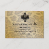 311輝きのブティック-金ヒョウのダイヤモンド 名刺 (裏面)