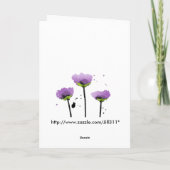 311退職した!私は興奮してただ覗くことができた カード (裏面)