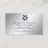 311野生のシマウマの花|のダイヤモンドSS 名刺 (裏面)