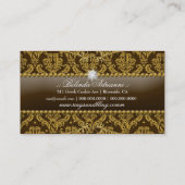 311金きらきら光るなダマスク織 名刺 (裏面)