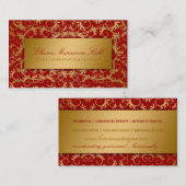 311金神のチェリーレッド 名刺 (正面/裏面)