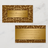 311金神のチョコレート色 名刺 (正面/裏面)