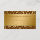 311金神のチョコレート色 名刺 (裏面)