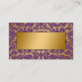 311金神のナスの紫色の座席表 プレイスカード (裏面)