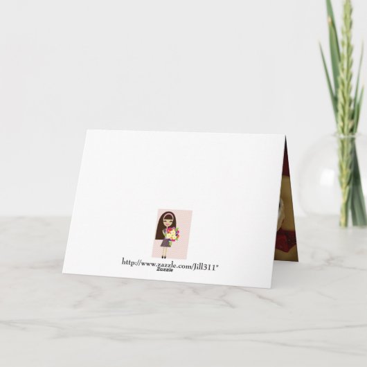 311金赤いシマウマの写真のクリスマスカード シーズンカード (裏面)