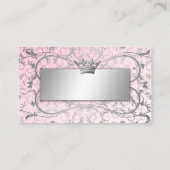 311銀の神の甘いピンクの食器セット プレイスカード (裏面)