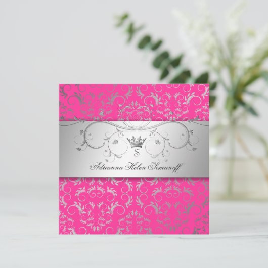 311銀の神のHottのピンク 招待状 (スタンド正面)