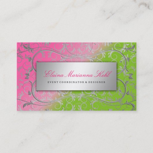 311銀神棒つきキャンデー 名刺 (正面)