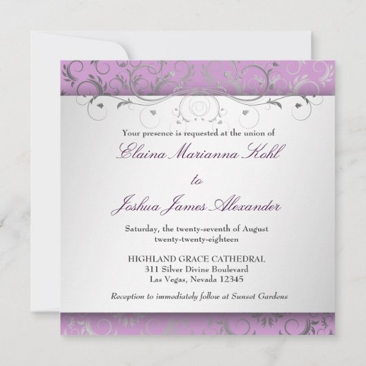 311銀神|薄紫 招待状 (裏面)