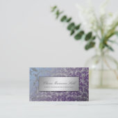 311銀製の神のアジサイ 名刺 (スタンド正面)