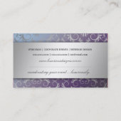 311銀製の神のアジサイ 名刺 (裏面)