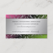 311銀製の神の棒つきキャンデーLiquroice 名刺 (裏面)