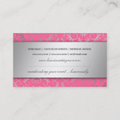 311銀製の神の甘美なピンク 名刺 (裏面)