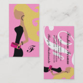 311高いファッショニスタ金ゴールドカードはそれをすべて言います 名刺 (正面/裏面)