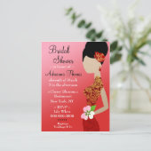 311 – アジア花嫁シャワー招待状 インビテーションポストカード (スタンド正面)