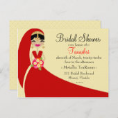 311 – ウプドタヌシュリブライドインディアン インビテーションポストカード (正面/裏面)