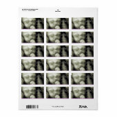 311 – カスタマイズ可能なベビー住所 シール (フルシート)