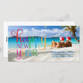 311 カラフルな新年のグリーティングカード シーズンカード (正面/裏面)