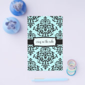 311-ケーキの上のアイシング 何か青いフライヤー チラシ (シングル)