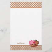 311 – スイートケーキカップケーキブラウンフライヤー チラシ (裏面)