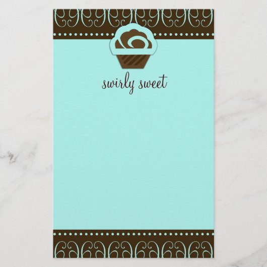 311 – スウィート渦巻形のターコイズフライヤー チラシ (正面)