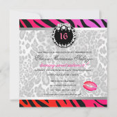 311-ゼブラ-レオティクダイヤモンドn'キススイート16 招待状 (裏面)