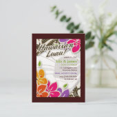 311 ハワイアン ヘブン ご招待 | ブラウン 招待状 (スタンド正面)