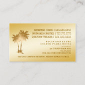 311-パラダイス発見 | ゴールデンパームズインフォカード エンクロージャーカード (裏面)